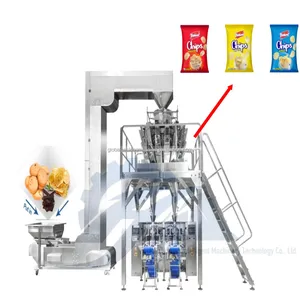 Mesin pengemas dan pengemasan biji bunga matahari kucing, kantong plastik vertikal pelet pakan pupuk kacang beras