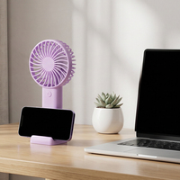 Mini ventilateur portable avec logo personnalisé, batterie rechargeable, motif personnalisé pour cadeau promotionnel, ensemble de cadeaux, événements festifs