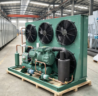Unité de Condensation Intégrée Personnalisée pour Chambre Froide Industrielle Haute et Basse Température, 4 Ventilateurs et Grande Dissipation Thermique
