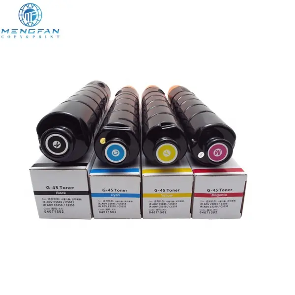 Hộp mực npg45 gpr30 cexv28 tương thích bốn màu cho máy Photocopy irc5045 c5035 C5051 c5255 c5250 hộp đầy đủ Canon 3-7 ngày