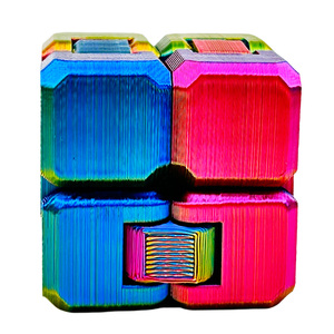 3D Printed Infinity Cube Fidget, <b>Fold</b> Flip Stress Relief Toy, ADHD Sensory <b>Desk</b> Pocket, Focus Aid Gift Cross-Border Hot Seller - Product Image 4