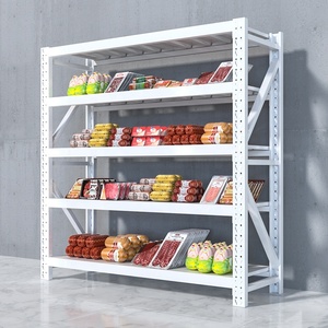 Estanterías de Almacenamiento de Alimentos Resistentes a la Corrosión, Color Blanco, Capacidad de 200 kg, para Almacenes - Product Image 2