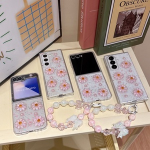 เคสโทรศัพท์ประดับพลอยเทียมรูปดอกไม้แบบเต็มห่อกันตกสำหรับ Samsung <span class=keywords><strong>Z</strong></span> Fold7 Fold6 Fold5 <span class=keywords><strong>Fold4</strong></span> <span class=keywords><strong>Z</strong></span> Flip7 Flip6 <span class=keywords><strong>Flip4</strong></span> Flip5 - Product Image 1