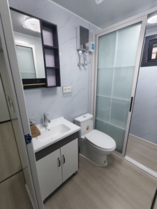 Maison en conteneur extensible 3 en 1 Maison préfabriquée avec système de poussée, maison mobile pliable pour Glamping Villa Office - Product Image 6