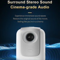 Projecteur portable intelligent WESOPRO TS8 Pro 4K avec cardan de levage dissimulé, LED, correction automatique de la distorsion trapézoïdale, Android 13, Home Cinéma, Wifi6 5.0