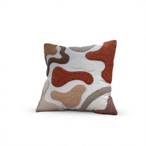 Housse de coussin colorée capitonnée pour salon, décoration intérieure avec design personnalisé, oreiller bohème, écologique, OEM personnalisé, vente en gros - Product Image 1