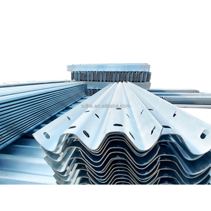 クラッシュクッション強化亜鉛メッキ金属3ビームガードレール駐車セキュリティ保護用交通障壁 - Product Image 3