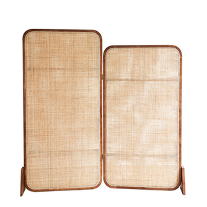 Divisorio Mobile Moderno in Rattan Intrecciato Stile Nordico <span class=keywords><strong>per</strong></span> Camera <span class=keywords><strong>da</strong></span> <span class=keywords><strong>Letto</strong></span>, Soggiorno e Ingresso - Arredamento Casa - Product Image 2
