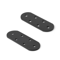 Connecteur d'angle plat en acier inoxydable robuste pour fixation de meubles et fixation de plaques de cloison