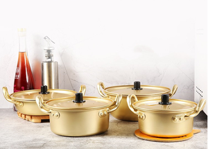 Máquina Coreana de café saludable, juego de Pasta, olla de <span class=keywords><strong>aluminio</strong></span> de calidad completa con mango - Product Image 2