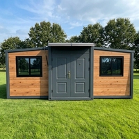 Maison conteneur préfabriquée moderne, portable, extensible et respirante, bâtiment de bureau modulaire tout-en-un, bureau à domicile, villa
