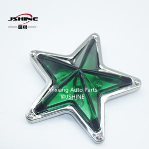 DC 24V Forma de estrella LED Marcador Luz Vidrio real Colorido Amarillo Verde para camión Remolque Autobús Lámparas para <span class=keywords><strong>Scania</strong></span>-Nueva condición - Product Image 6
