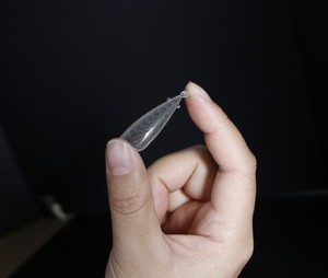 แม่แบบเล็บอะคริลิคเจลแบบใส ลายผิวหนัง สำหรับต่อเล็บแบบเร็ว ใช้ซ้ำได้ - Product Image 2