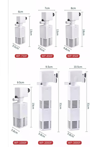 베스트셀러 플라스틱 SOBO 어항 필터 거실용 소형 수족관 펌프가 내장된 3-in-one 필터 - Product Image 6