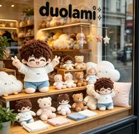 Peluche personnalisée, jouet en peluche doux, personnage garçon, poupée pour cadeau promotionnel, peluche personnalisée