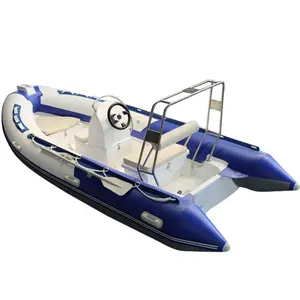 New Model RIB 430 Rigid Double Fiberglass Hulls PVC Or Hypalon Tube RIB Boat Usd Fishing For Sale