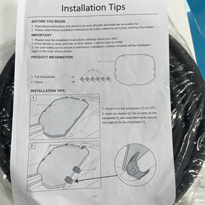 Para <span class=keywords><strong>Can</strong></span> <span class=keywords><strong>Am</strong></span> Canam <span class=keywords><strong>Maverick</strong></span> X3 <span class=keywords><strong>X</strong></span> DS <span class=keywords><strong>RC</strong></span> MAX MR 900 RS <span class=keywords><strong>Turbo</strong></span> R UTV piezas marco del cuerpo parabrisas ventilado cubierta de protección contra el viento parabrisas - Product Image 2