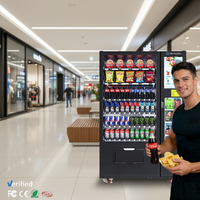 Distributeur automatique RUNYANG personnalisé pour collations et boissons avec vérification d'identité, distributeur automatique pour aliments et boissons
