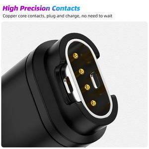 อะแดปเตอร์<span class=keywords><strong>สาย</strong></span>ชาร์จแบบพกพา Eonline ชนิด Type C/Micro USB สำหรับนาฬิกา <span class=keywords><strong>Garmin</strong></span> Fenix 7/7S/7X/6/6S/6X/5/5S/5X - Product Image 4
