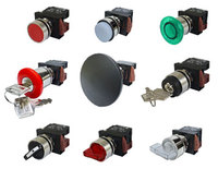 Interruptor selector manual de 3 posiciones de eje largo, interruptor giratorio, rojo, amarillo, negro, verde, de eje largo, de 3