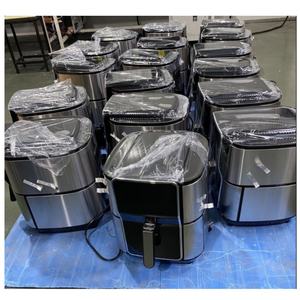 Gran Airfryers 8L 10L Cesta doble con dos elementos de calefacción Hot Deep <span class=keywords><strong>Rapid</strong></span> <span class=keywords><strong>Air</strong></span> Flyer Freidoras de aire cuadradas de acero inoxidable completo - Product Image 6