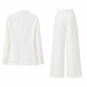 Completo Formale da Ufficio Personalizzato <span class=keywords><strong>in</strong></span> <span class=keywords><strong>Lino</strong></span> 100%, Set Due Pezzi, <span class=keywords><strong>Abbigliamento</strong></span> Femminile <span class=keywords><strong>in</strong></span> <span class=keywords><strong>Lino</strong></span>, Completo <span class=keywords><strong>in</strong></span> <span class=keywords><strong>Lino</strong></span> - Product Image 2