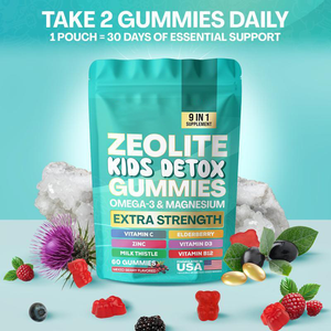 Gomitas Detox 9 <span class=keywords><strong>en</strong></span> 1 con Zeolita <span class=keywords><strong>para</strong></span> Niños, Extra Fuerte con Omega-3 y <span class=keywords><strong>Magnesio</strong></span> <span class=keywords><strong>para</strong></span> la Inmunidad y Vitalidad - Product Image 4