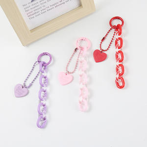 Porte-clés en acrylique tendance, pendentif pour sac à chaîne d'été, porte-clés en gelée mignon, logo personnalisé, article promotionnel cadeau Z0054 - Product Image 4