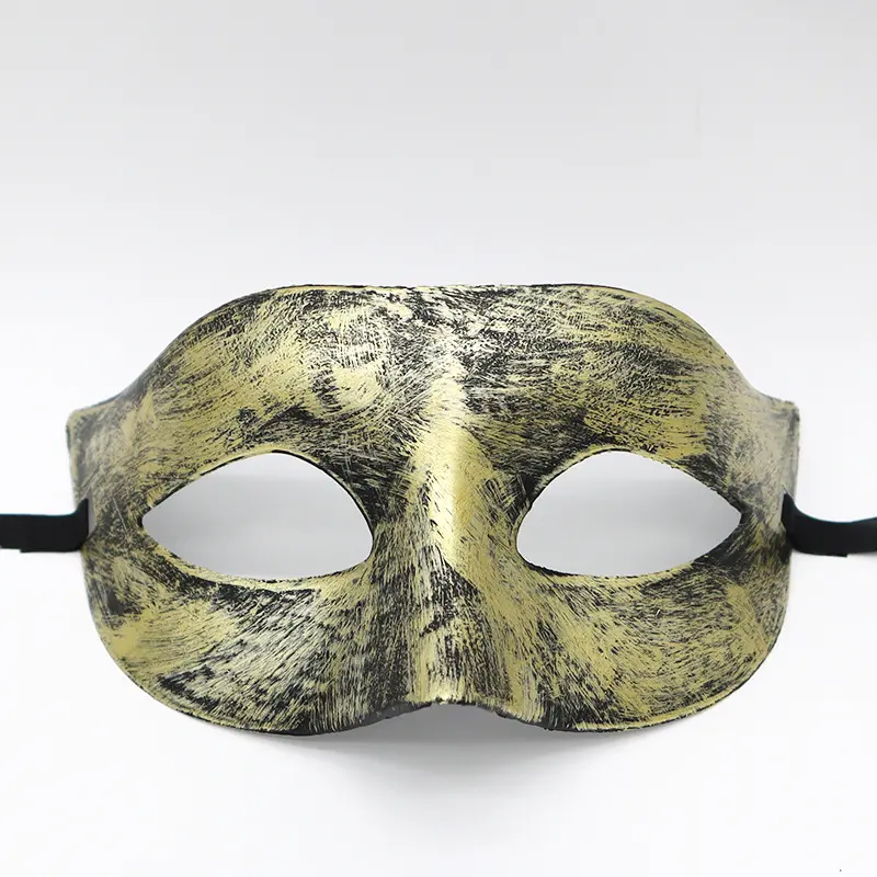 Vintage Griekse Romeinse Maskers Halloween Maskerade Carnaval Antiek Half Gezicht Maskered Venetian Masker Rome Mannen Feest Masker