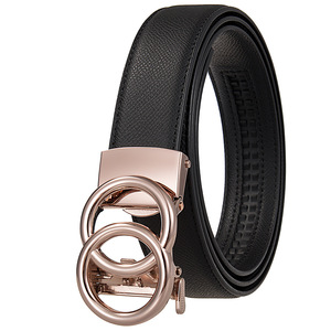 Ceintures pour femmes en cuir véritable de luxe sur mesure sans trous, vente en gros - Product Image 3