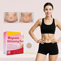 Patch Minceur Magnétique Quotidien pour le Corps, Patch Herbal Nourrissant pour la Peau, Raffermissant et Améliorant l'Élasticité, Autocollant Abdominal Respirant pour Femme