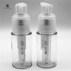 Leere 60ml 80ml 120ml Pulver abgabe Pulver Sprüh pumpe Presse Plastik flasche Spender deckel für Getränke