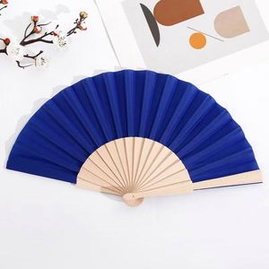 Éventails pliants portables en bois de 23 cm (7 pouces) style espagnol, durables, en bambou écologique, avec divers motifs peints pour fêtes et danses - Product Image 5