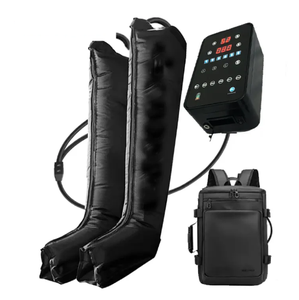 Masseur <span class=keywords><strong>de</strong></span> compression lymphatique pour les jambes à branchement direct avec thérapie par air et contrôle <span class=keywords><strong>de</strong></span> la minuterie pour le drainage et la récupération des jambes - Product Image 3