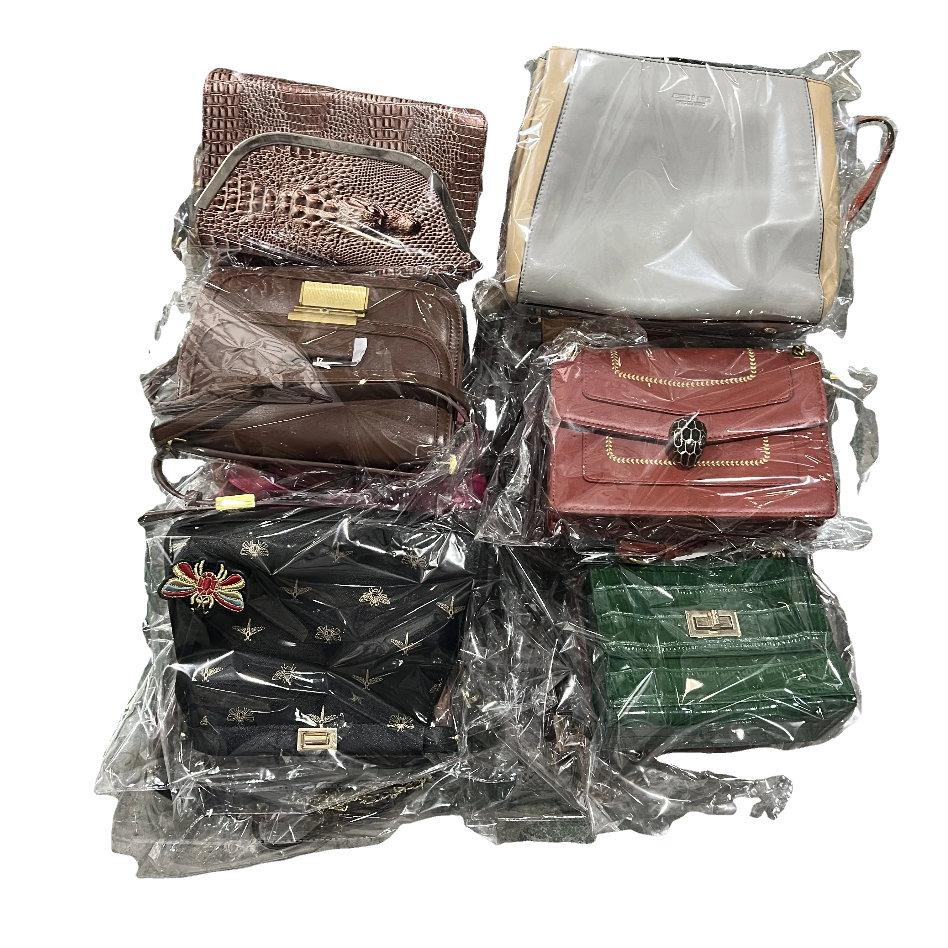 Segunda mão sacos de marca atacado usado sacos mulheres bolsas senhoras top quality usado sacos na itália