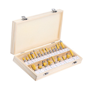 Carbide Tipped Router Bits 24 Piece Set Straight Shank Woodworking Milling <b>Cutter</b> For Wood <b>Edge</b> Trimming - Product Image 4