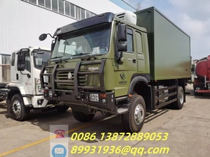 <span class=keywords><strong>Véhicule</strong></span> diesel manuel de camion de transport de congélateur réfrigéré utilisé par Sinotruk Howo 4X4 - Product Image 3