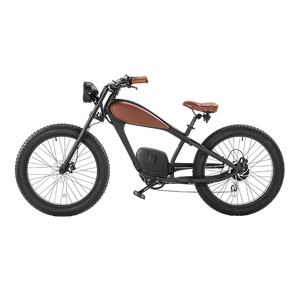 Vintage 26 Inch <b>Electric</b> Fat Tire Bike 48V 750W Brushless Rear <b>Hub</b> Mountain E Bike Lithium Battery High Speed 60km for Adults - Product Image 1