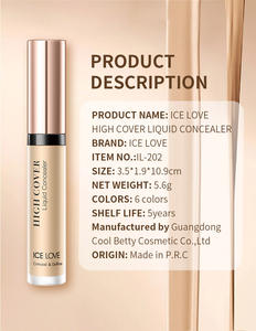 Erstaunliche Qualität Liquid High Definition Concealer Private Label Kosmetik Make-up Neuheiten vollständige Abdeckung Concealer Make-up - Product Image 3