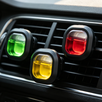 Désodorisant de voiture personnalisé en forme sur mesure, parfumé, à membrane liquide, longue durée, à clipser sur grille d'aération, aromathérapie