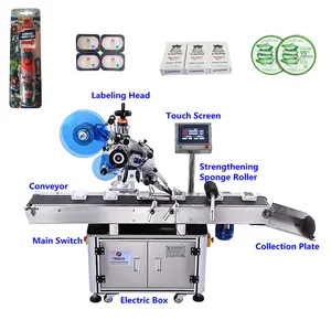 FK811 Beste De Volledige Automatische Platte En Ronde Etikettering Machine Fabrieken Top Etikettering Machine