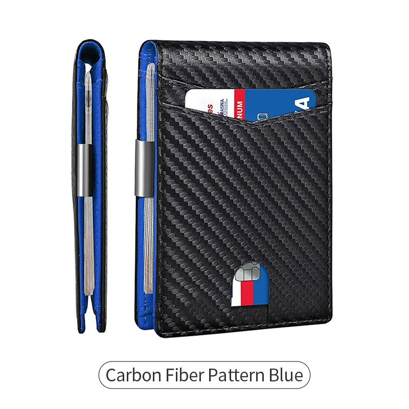 Fibre de carbone noir + bleu