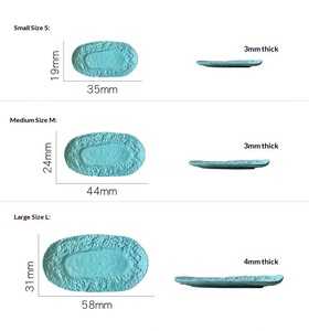 1:12 <strong>Doll</strong> House Mini Rock Steak Dinner Plate <strong>Doll</strong> House Accessories Long Dish Toy Model Miniature Dinner Plate Set - Product Image 6