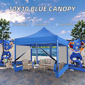 Carpa Plegable OEM de Alta Resistencia para Uso Comercial, 4 Paredes Laterales, Mosquitera, Puerta con Cremallera, 3x3m, Tela Oxford, Carpa para Ferias Comerciales - Product Image 2