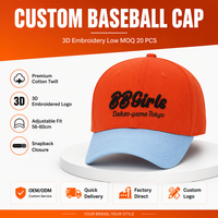 Gorra de Béisbol de Lujo Personalizada con Bordado, Bicolor, 100% Algodón Twill, Visera con Letras en Contraste, Estructurada de 6 Paneles, Ajustable, Estilo Dad