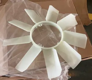 Cuchilla de ventilador de plástico blanco para mercedes-benz y Ssangyong Rexton, refrigeración de motor, 6652000623, 665, 06, 23, 200