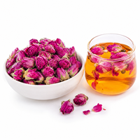 Thé de roses séchées de qualité supérieure, bourgeons de fleurs de rose naturels, qualité alimentaire, thé en vrac, fournisseur en gros pour la vente au détail
