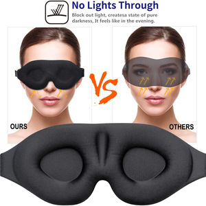 Antifaz para Dormir al por Mayor de Fábrica, Antifaz 3D con Bloqueo de Luz, Antifaces para Pestañas, Suministros para la <span class=keywords><strong>Salud</strong></span> Ocular, Antifaz Suave con Logotipo Personalizado - Product Image 4