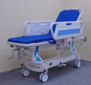 Medizinisches Notfall bett Patient Hydraulische Klapp bahre Krankenwagen-Notfall trage mit Wirbelsäulen brett