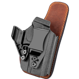 नए आगमन गुंफ्लावर iwb पॉलीमर + चमड़े के होल्स्टर w/claw ऑप्टिक्स तैयार - Product Image 3